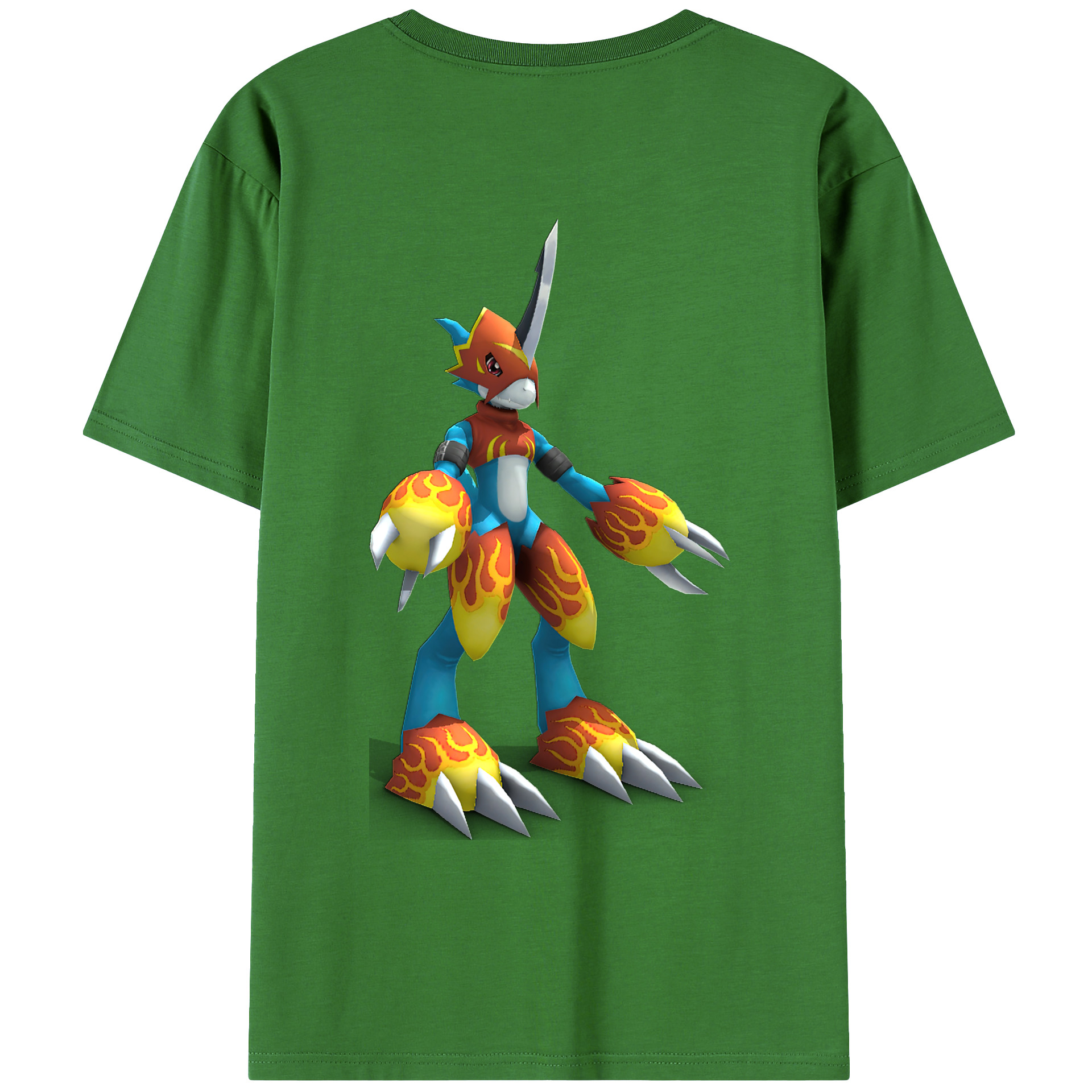 （画像用） Digimon デジタルモンスター/デジモン レディース半袖Tシャツ(バックプリント)